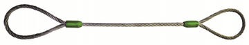 Single Leg Wire Rope Sling Eye & Eye – Lifting Equipment Store USA