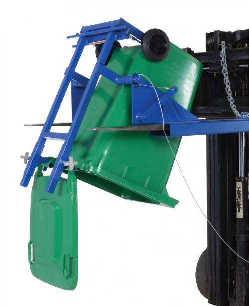 Forklift Trash Can Dumper Attachment