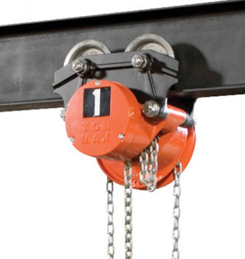 CM Cyclone Hand Chain Hoist with Low Headroom Trolley