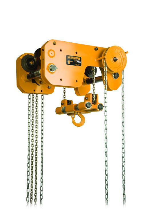 Harrington SHB Ultra Low Headroom Trolley Hoist