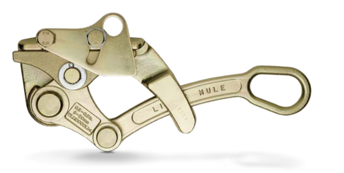 Little Mule 5,000lbs Hotline Parallel Jaw Wire Grip w/ Fine Teeth & Stick Plate