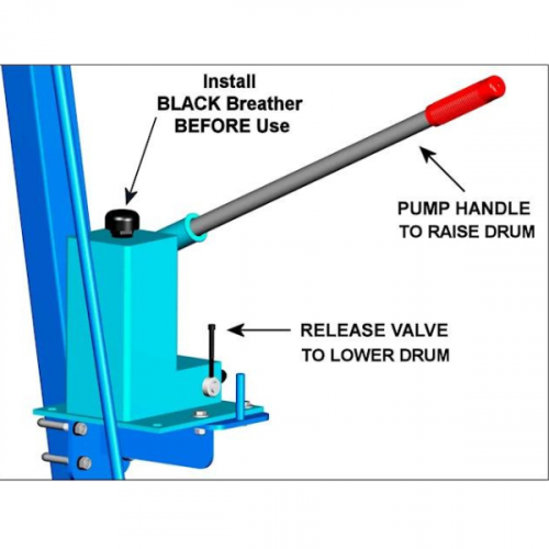 Morse Heavy-Duty Hydra-Lift 410 Series Drum Handler