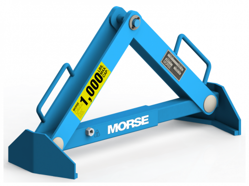 Morse Adjustable Drum Lifter For Plastic Fiber and Steel