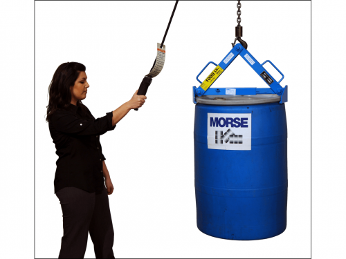 Morse Adjustable Drum Lifter For Plastic Fiber and Steel