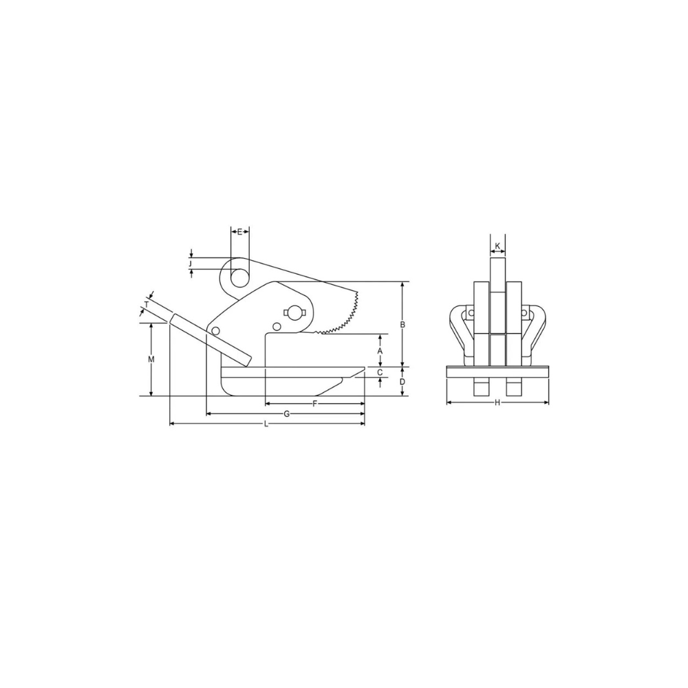 Renfroe HRS Locking Type Horizontal Lifting Clamps