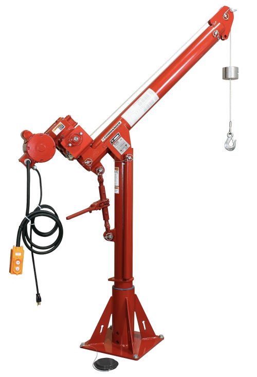 Thern 5PT20 SERIES 2,000lbs Portable Davit Crane with Winch