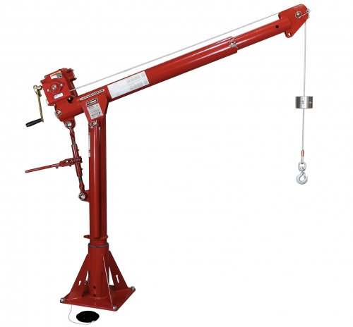 Thern 5PT20 SERIES 2,000lbs Portable Davit Crane with Winch