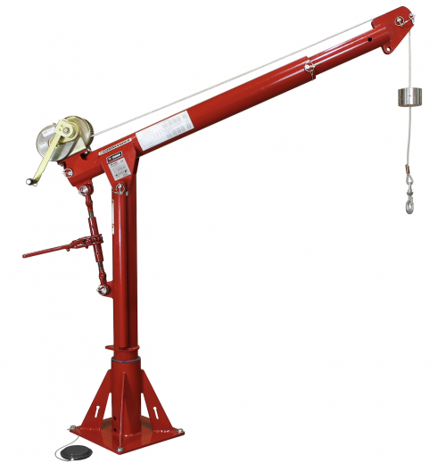 Thern 5PT20 SERIES 2,000lbs Portable Davit Crane with Winch