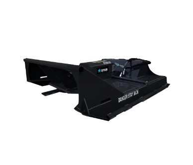 Star Industries Skid Steer Attachments - Brush Cutter, Power Rake & Trencher