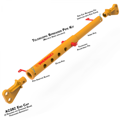 Tandemloc Telescopic Adjustable Spreader Beam Kits 