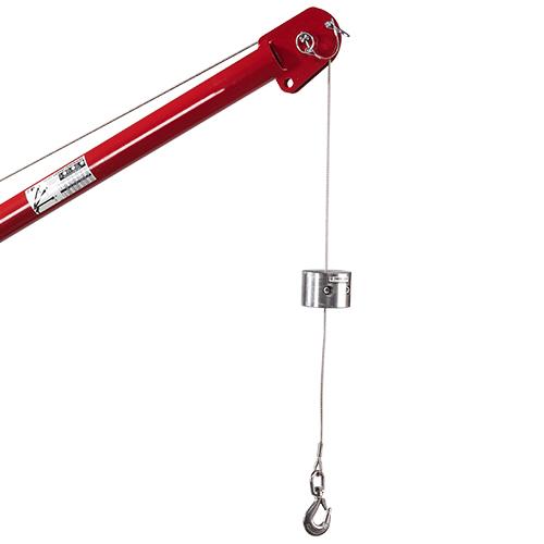 Thern 5PF5 Series 850lbs Portable Davit Crane with Winch