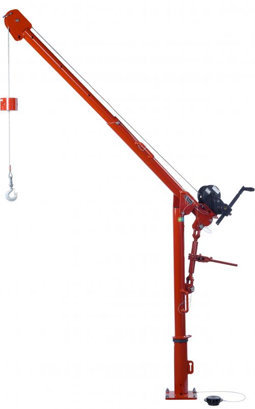 Thern 5PT5 SERIES 650lbs Portable Davit Crane with Winch