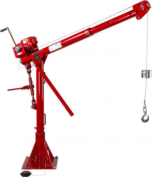 gear crane Thern 5PT10 Series 1200lbs Portable Davit Crane with Winch