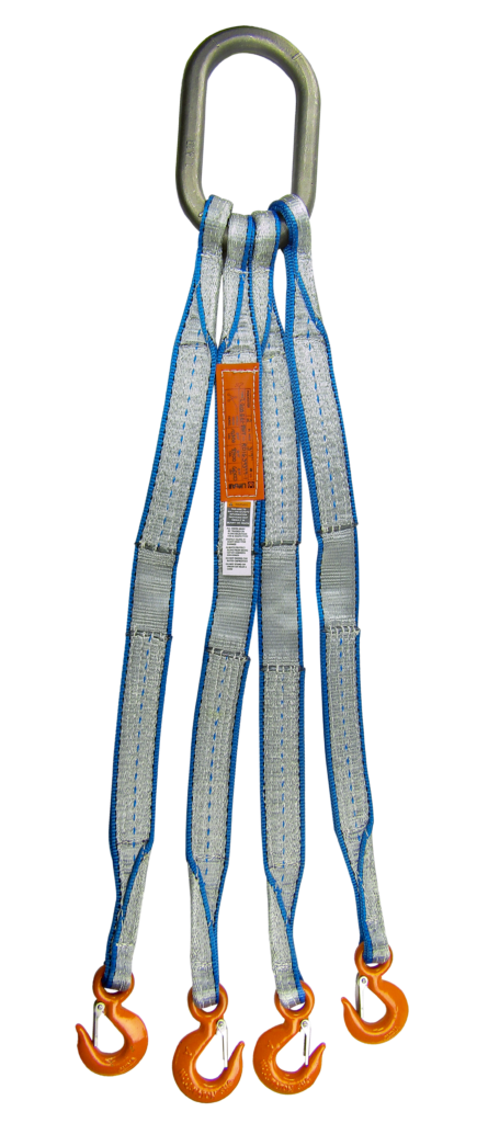 Lift-All 2-Ply Quad Oblong w/ Eye Tuff-Edge Web Bridle 1"