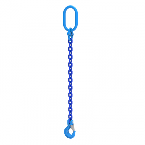 WH 1/2 Inch Dia. x WLL 15000lbs Single Leg Grade 100 Chain Slings