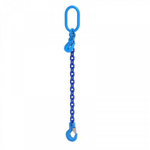 WH 1/2 Inch Dia. x WLL 15000lbs Single Leg Grade 100 Chain Slings