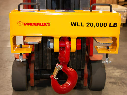 Tandemloc Single Hook Type Forklift Attachment