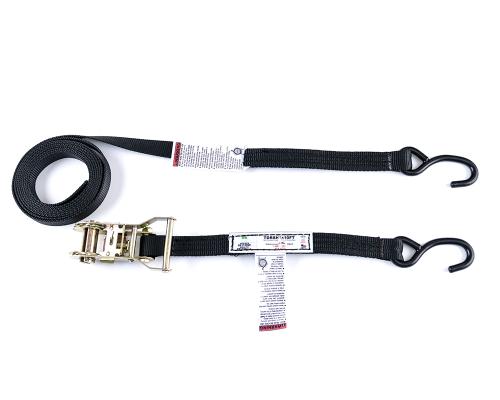US Made Black Ratchet Strap 1000LBS With S-Hooks