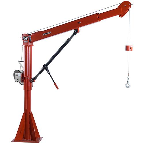 Thern 5FT20 Series 2,000lbs Stationary Davit Crane with Winch