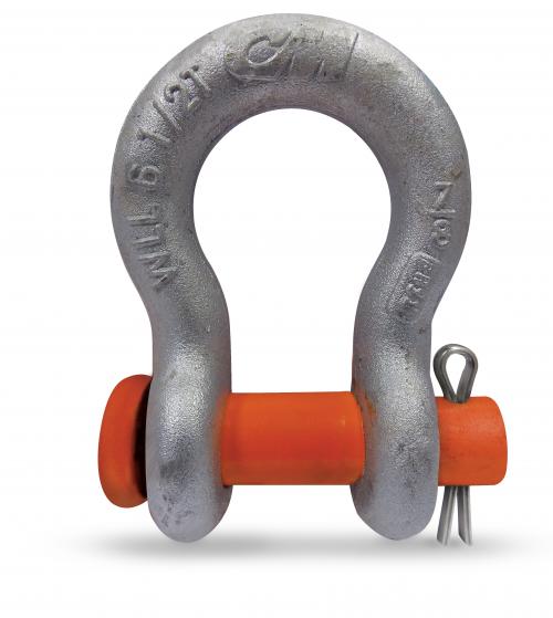 CM Galvanized Round Pin Carbon Anchor Shackles
