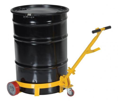Low Profile Drum Cart With Poly on Steel Casters