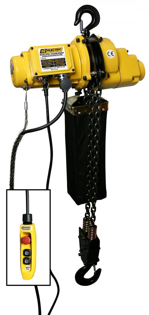 OZ Lifting Electric Chain Hoist, 110V