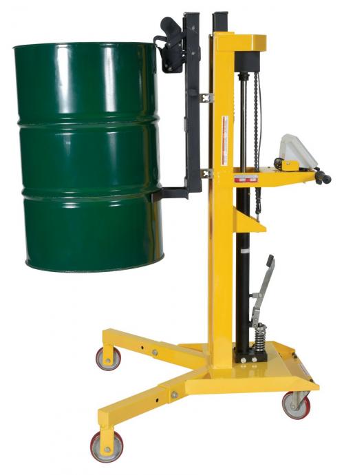 Vestil 30, 55 and 85 Gallon Scaled Portable Drum Truck